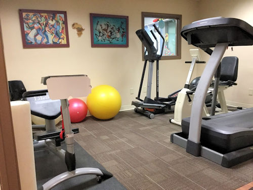 Exercise Room at Racquets for Life - Simsbury CT