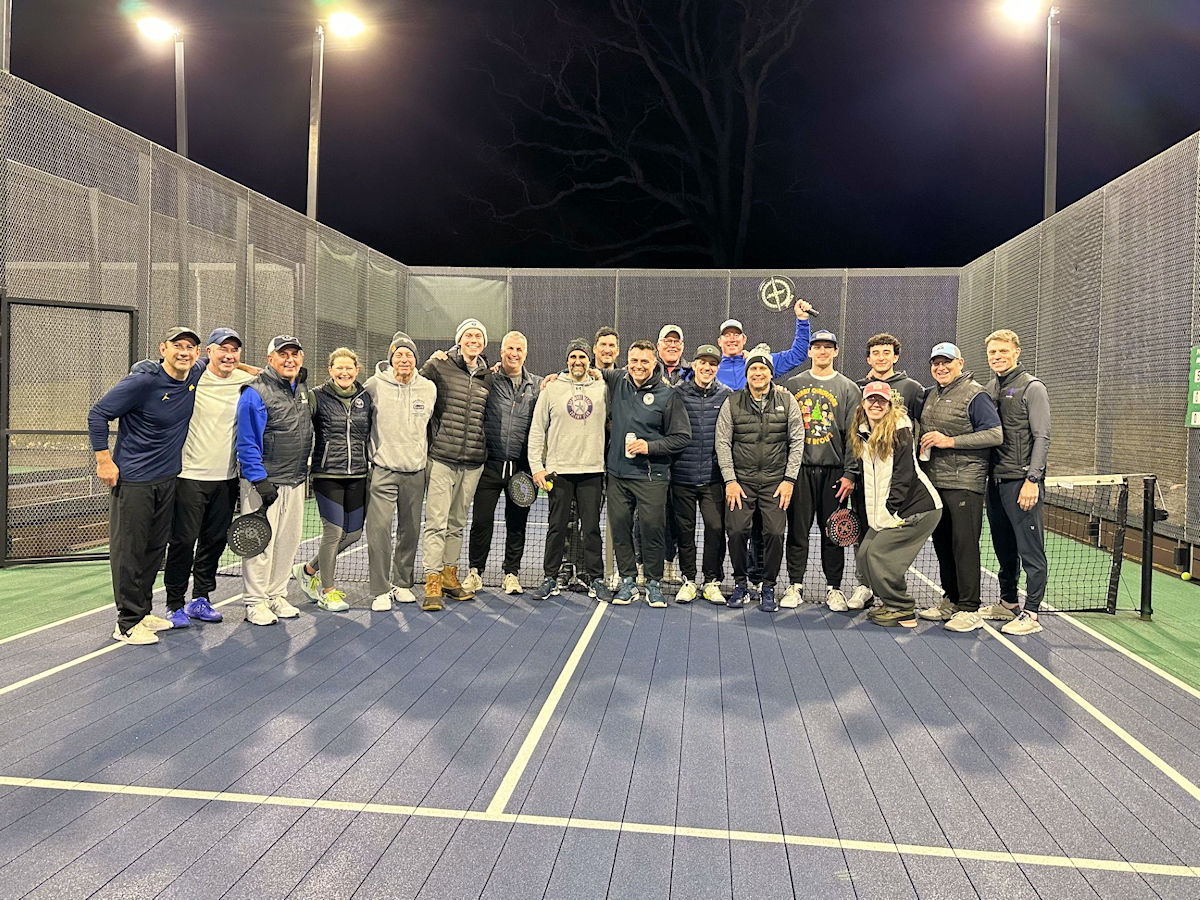 Needham Platform Tennis Club D5 runner up champions